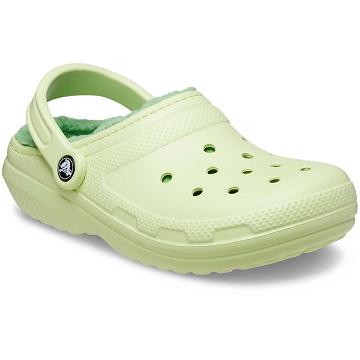 Crocs Classic Bélelt Clog Cipők Férfi Menta | HU 0670ZUTG